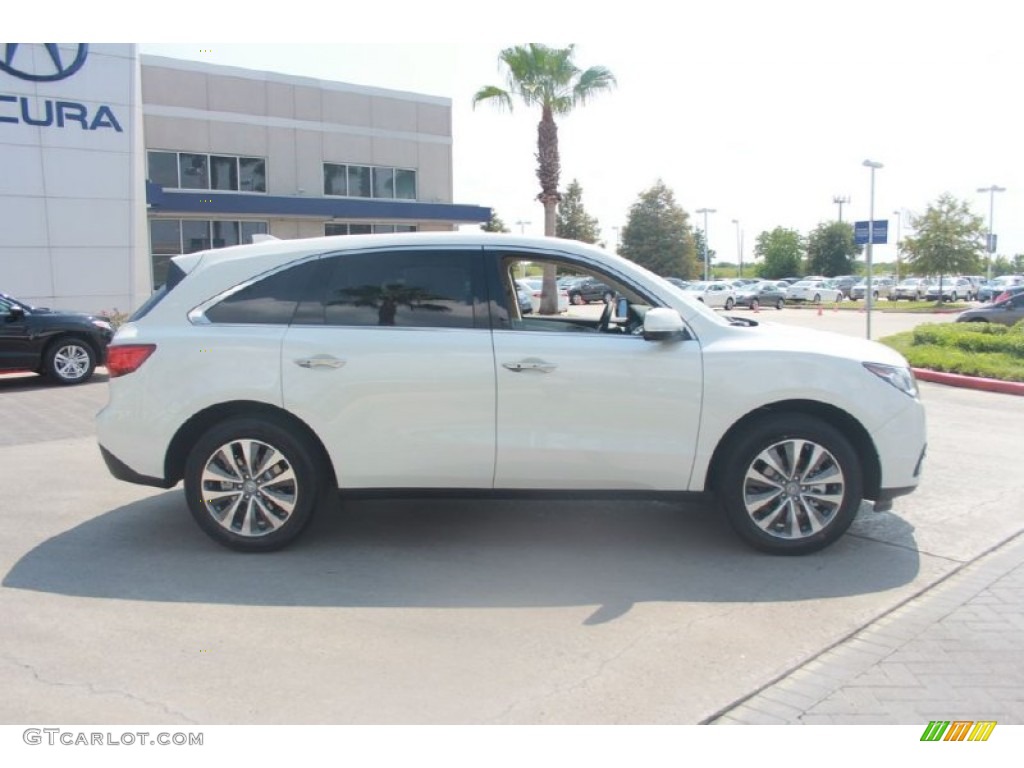 2015 MDX SH-AWD Technology - White Diamond Pearl / Parchment photo #8