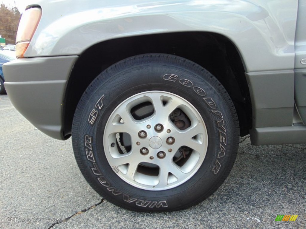 2002 Grand Cherokee Sport 4x4 - Light Pewter Metallic / Sandstone photo #10