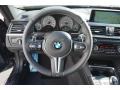 Black 2015 BMW M3 Sedan Steering Wheel