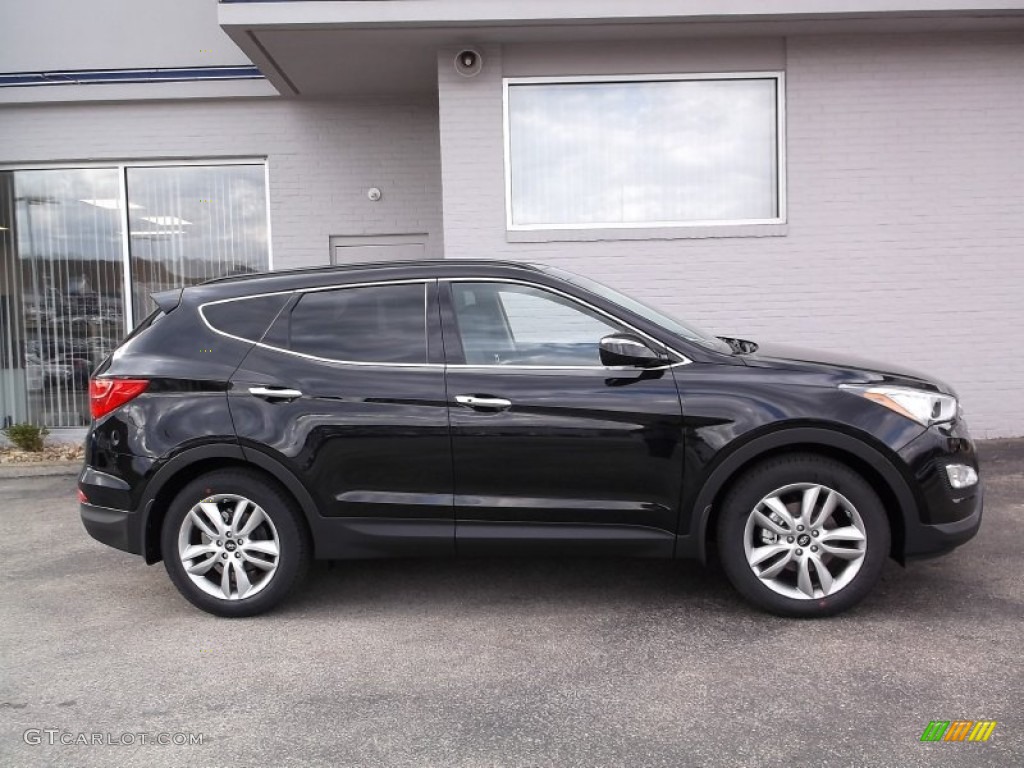 Twilight Black 2015 Hyundai Santa Fe Sport 2.0T AWD Exterior Photo #99409007