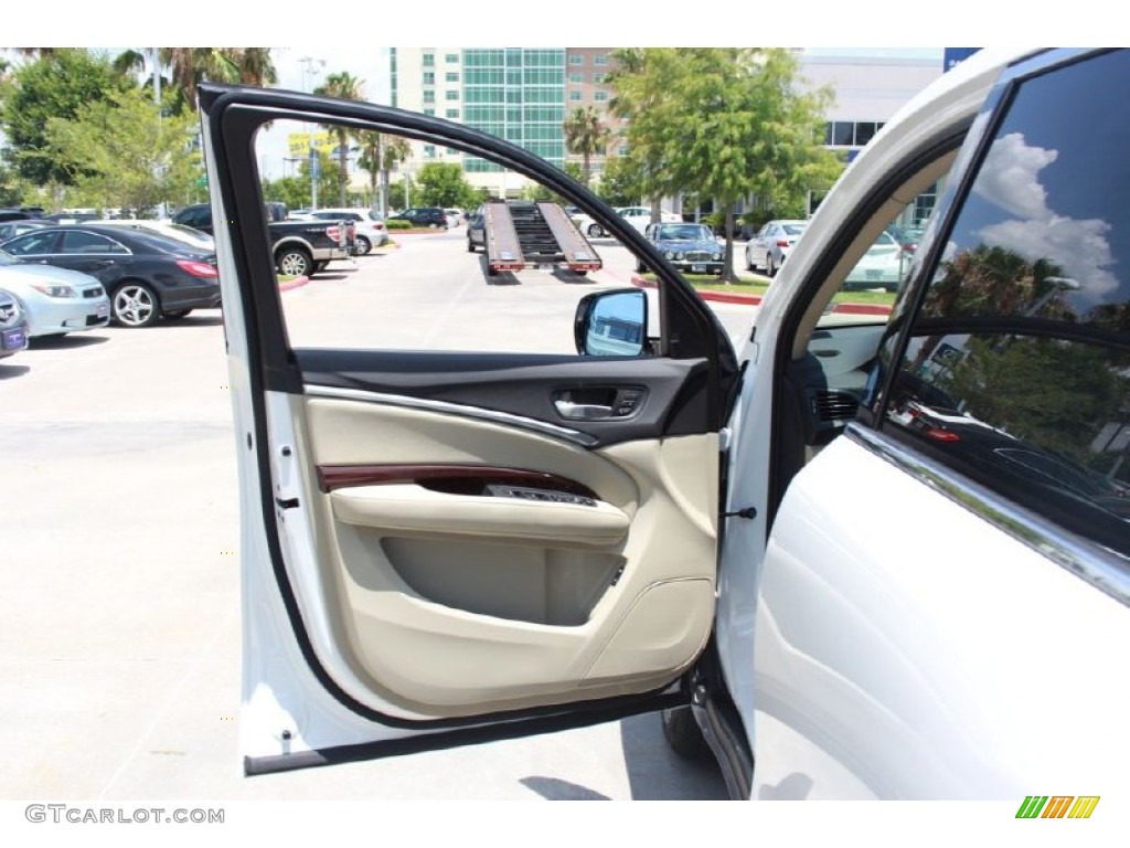 2015 MDX Technology - White Diamond Pearl / Parchment photo #10