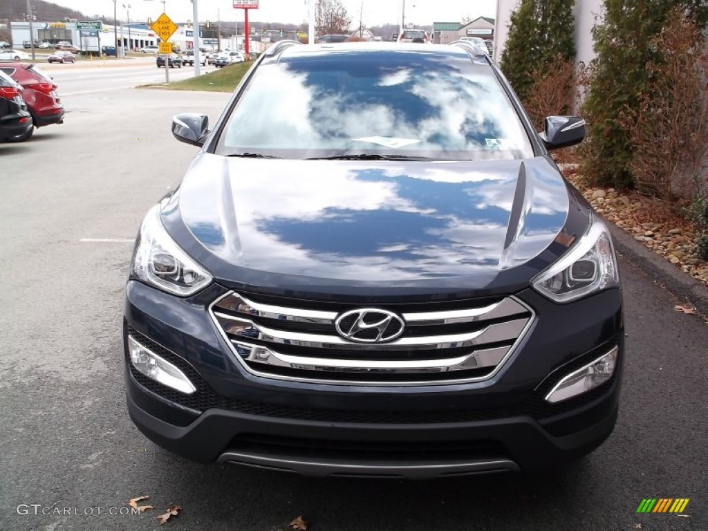 2015 Santa Fe Sport 2.0T AWD - Marlin Blue / Gray photo #5