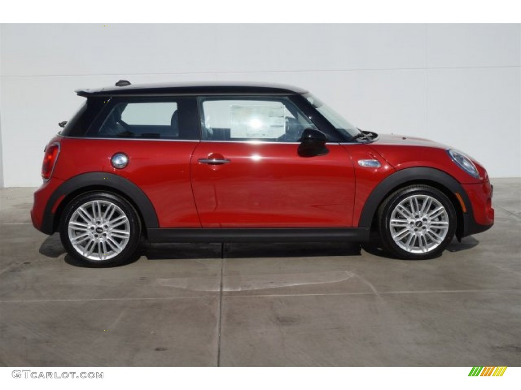 2015 Cooper S Hardtop 2 Door - Blazing Red Metallic / Carbon Black photo #2