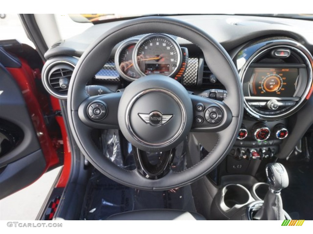 2015 Cooper S Hardtop 2 Door - Blazing Red Metallic / Carbon Black photo #8