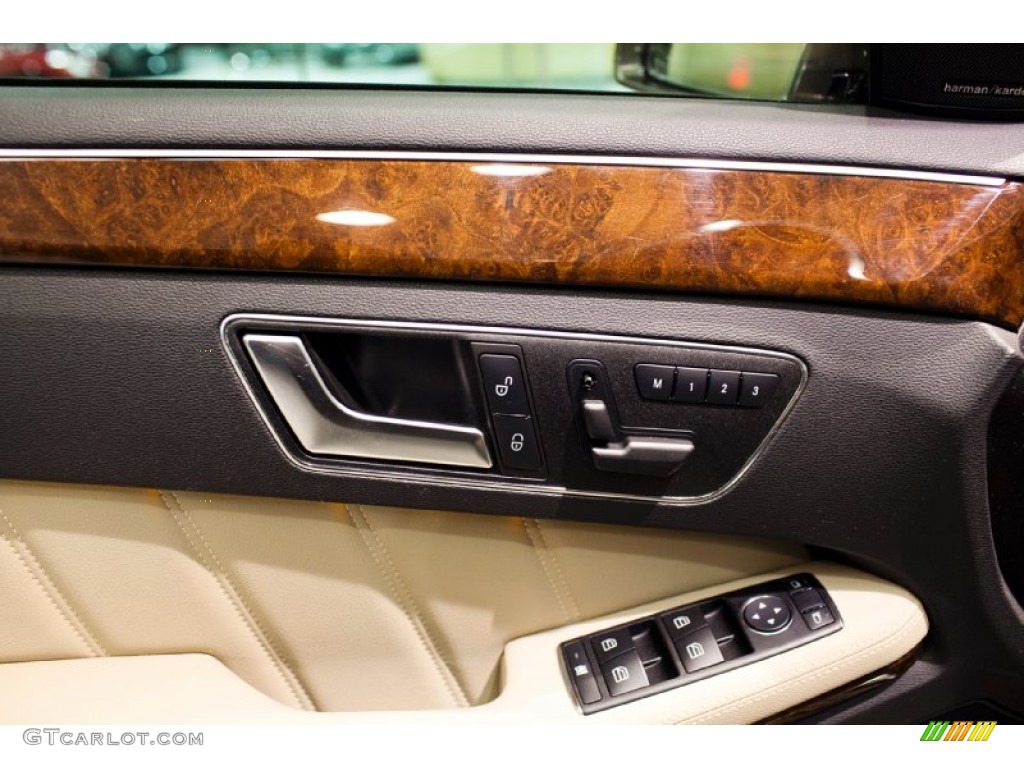 2013 E 350 4Matic Sedan - Indium Grey Metallic / Almond/Black photo #16