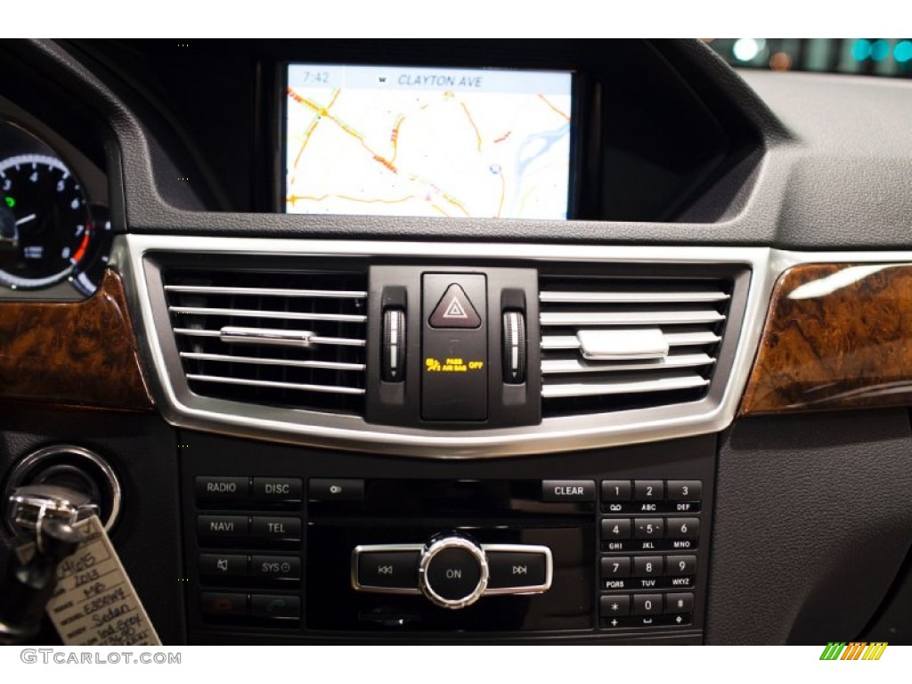 2013 E 350 4Matic Sedan - Indium Grey Metallic / Almond/Black photo #28