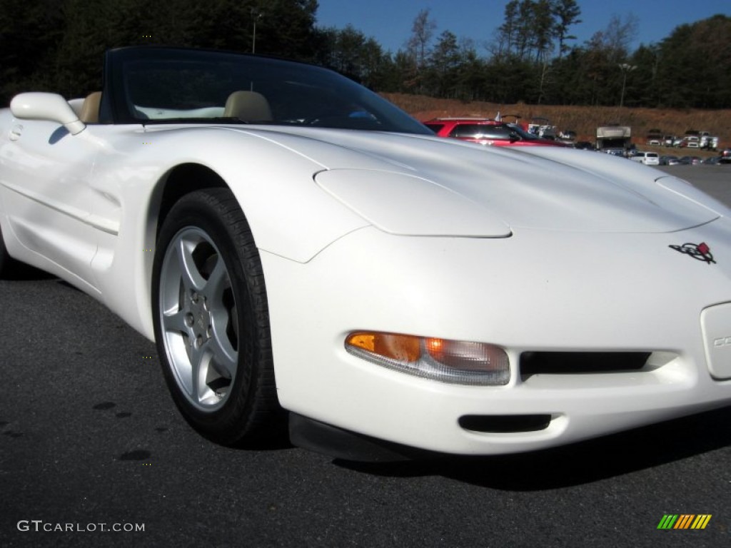 2001 Corvette Convertible - Speedway White / Light Oak photo #31