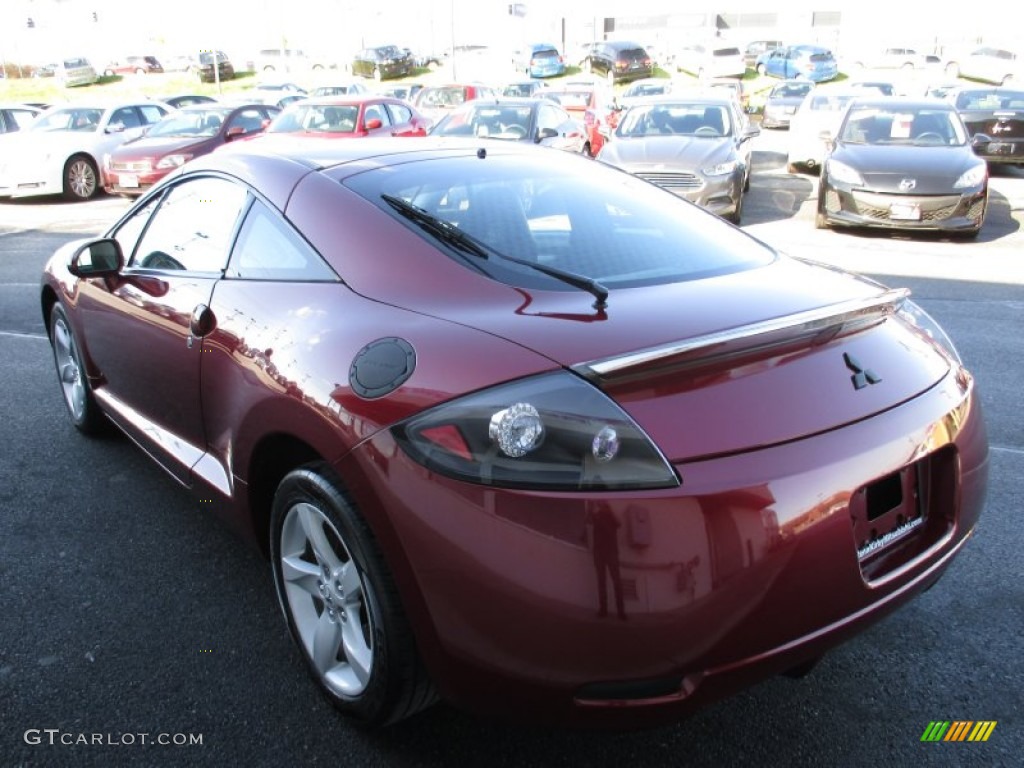 2007 Eclipse GT Coupe - Ultra Red Pearl / Dark Charcoal photo #5