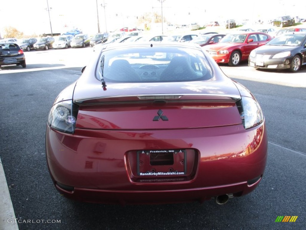 2007 Eclipse GT Coupe - Ultra Red Pearl / Dark Charcoal photo #6