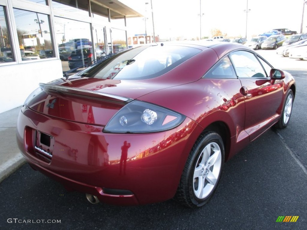 2007 Eclipse GT Coupe - Ultra Red Pearl / Dark Charcoal photo #7