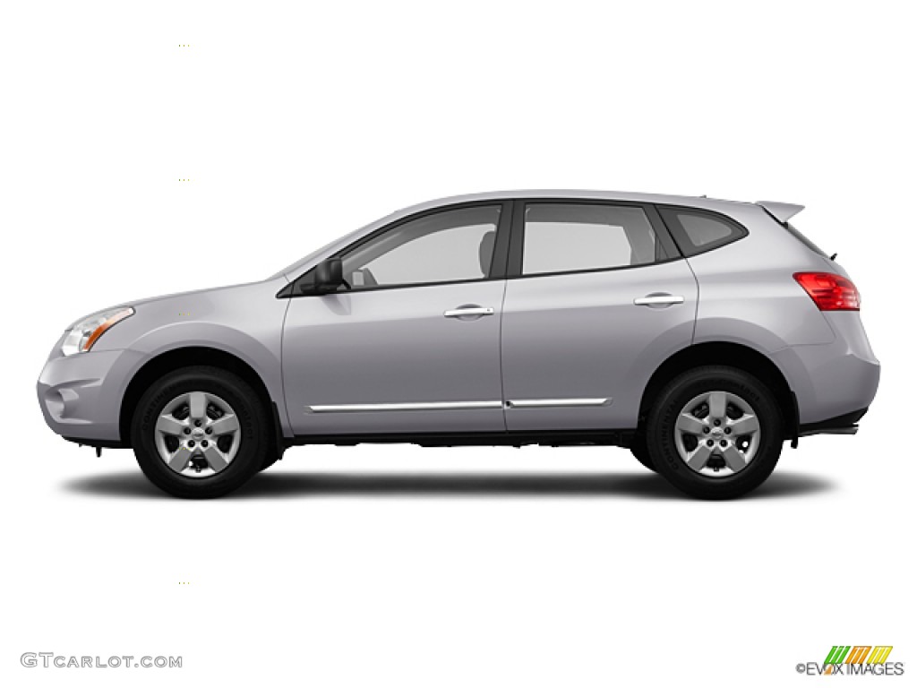 2013 Rogue S AWD - Brilliant Silver / Gray photo #34