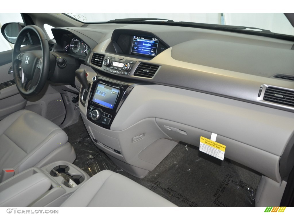 Gray Interior 2015 Honda Odyssey EX-L Photo #99416684