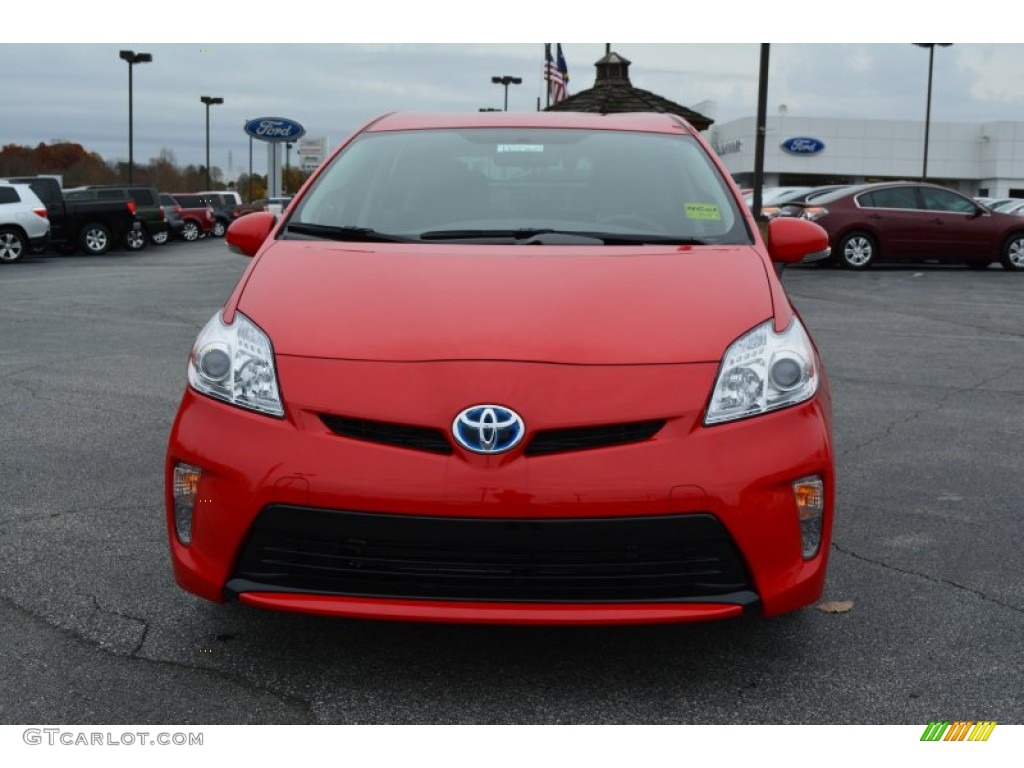 Absolutely Red 2015 Toyota Prius Persona Series Hybrid Exterior Photo #99419047