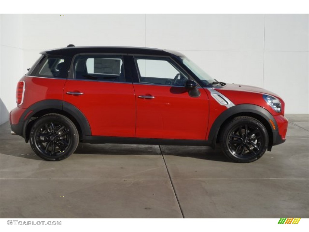 Blazing Red Metallic 2015 Mini Countryman Cooper Exterior Photo #99420343