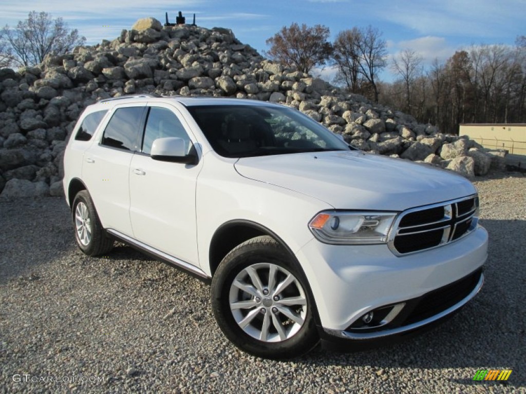 2014 Durango SXT AWD - Bright White / Black/Light Frost Beige photo #1