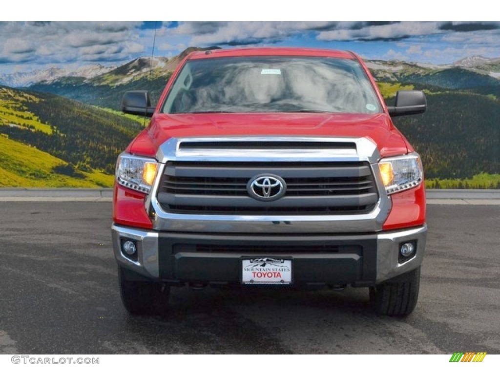 2015 Tundra SR5 CrewMax 4x4 - Radiant Red / Graphite photo #2