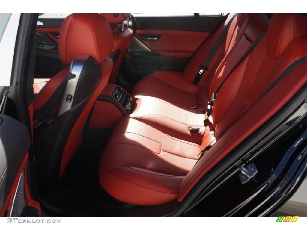 2015 BMW M6 Gran Coupe Rear Seat Photo #99422704