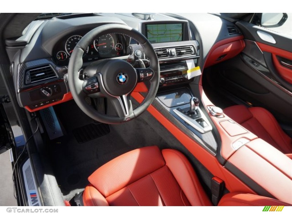 Sakhir Orange/Black Interior 2015 BMW M6 Gran Coupe Photo #99422722