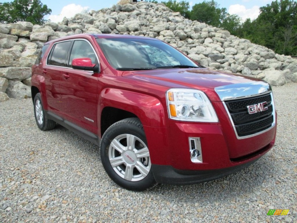 2014 Terrain SLE - Crystal Red Tintcoat / Jet Black photo #1