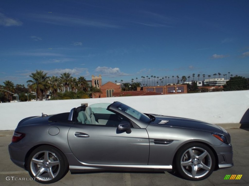 2015 SLK 250 Roadster - Palladium Silver Metallic / Ash/Black photo #3