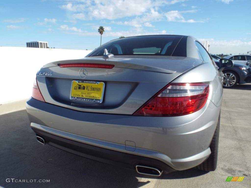 2015 SLK 250 Roadster - Palladium Silver Metallic / Ash/Black photo #8