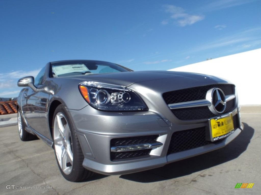 2015 SLK 250 Roadster - Palladium Silver Metallic / Ash/Black photo #11