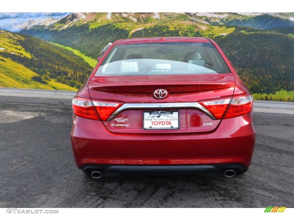 2015 Camry XSE V6 - Ruby Flare Pearl / Ash photo #4