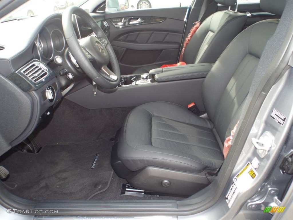 Black Interior 2015 Mercedes-Benz CLS 400 Coupe Photo #99426787