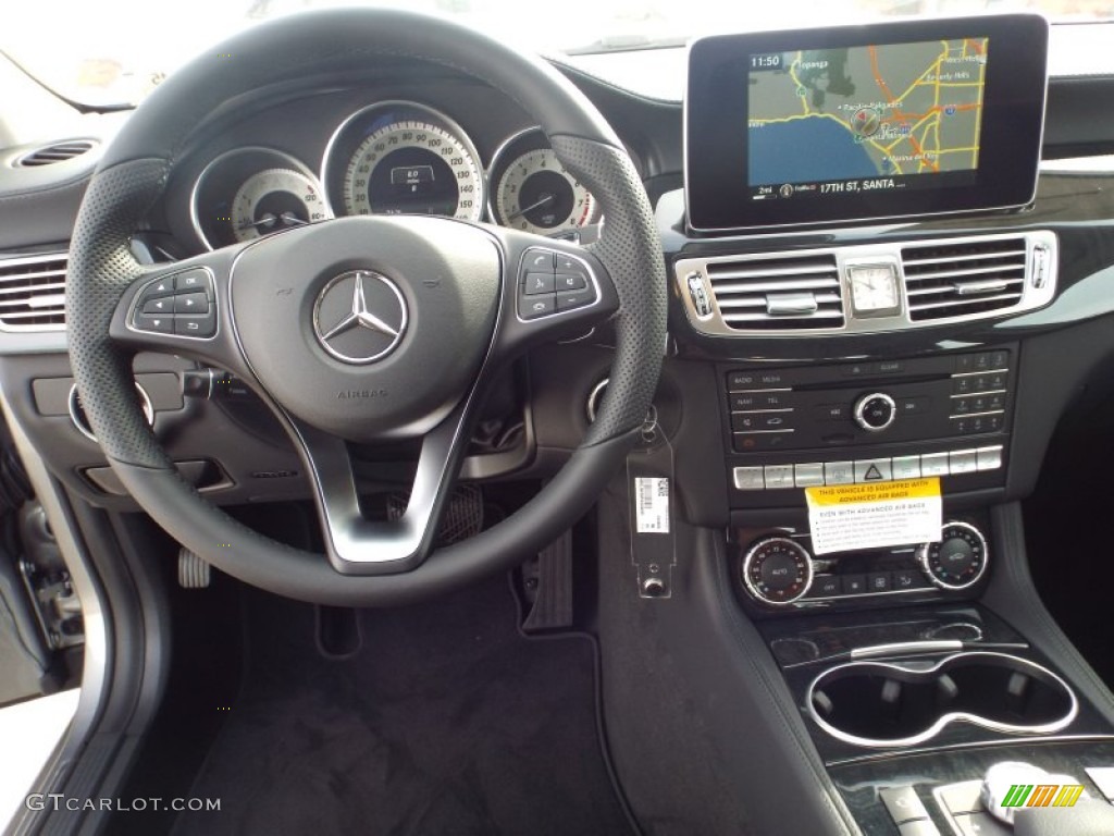 2015 Mercedes-Benz CLS 400 Coupe Black Dashboard Photo #99426838