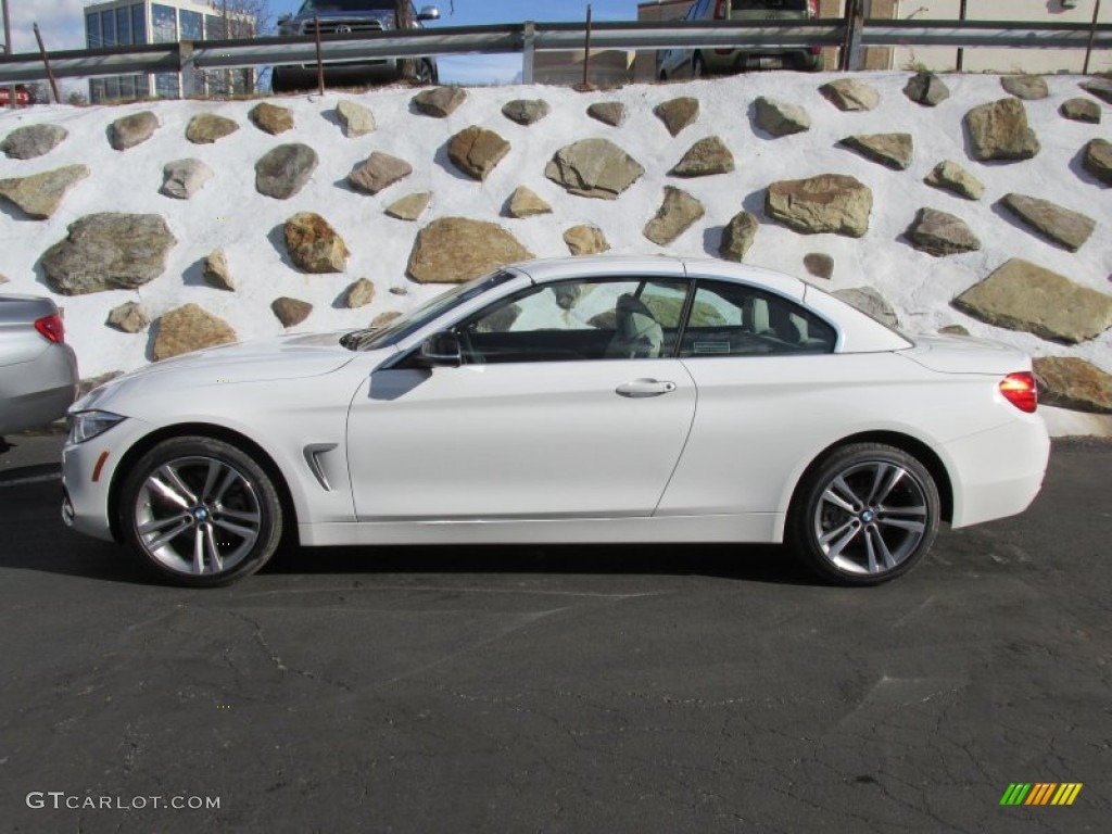 Alpine White 2015 BMW 4 Series 428i xDrive Convertible Exterior Photo #99427045