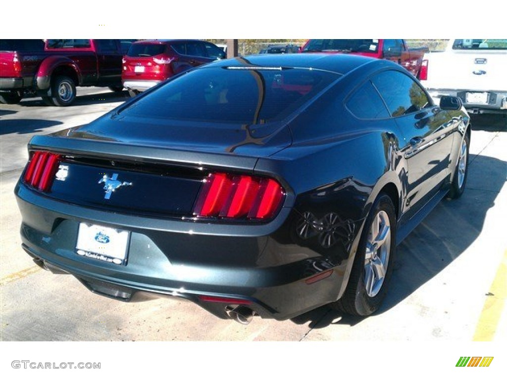 2015 Mustang V6 Coupe - Guard Metallic / Ebony photo #2