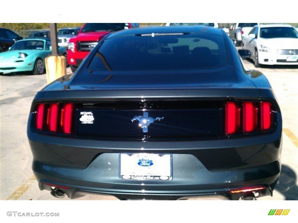 2015 Mustang V6 Coupe - Guard Metallic / Ebony photo #3