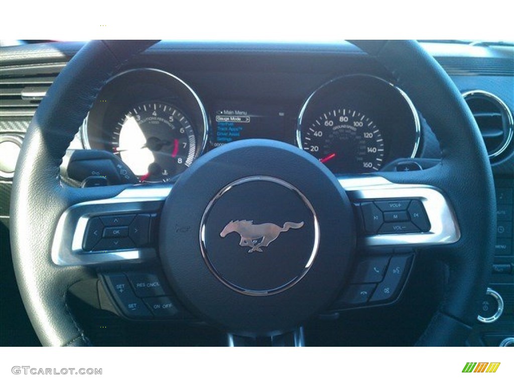 2015 Mustang V6 Coupe - Guard Metallic / Ebony photo #16