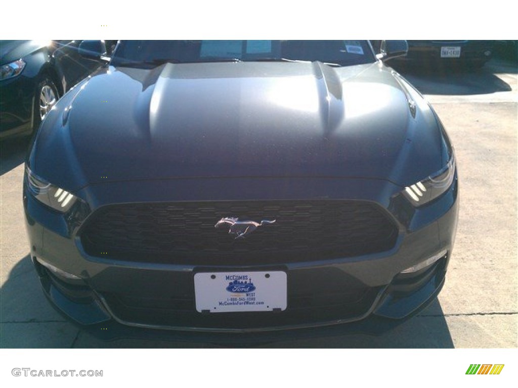 2015 Mustang V6 Coupe - Guard Metallic / Ebony photo #26