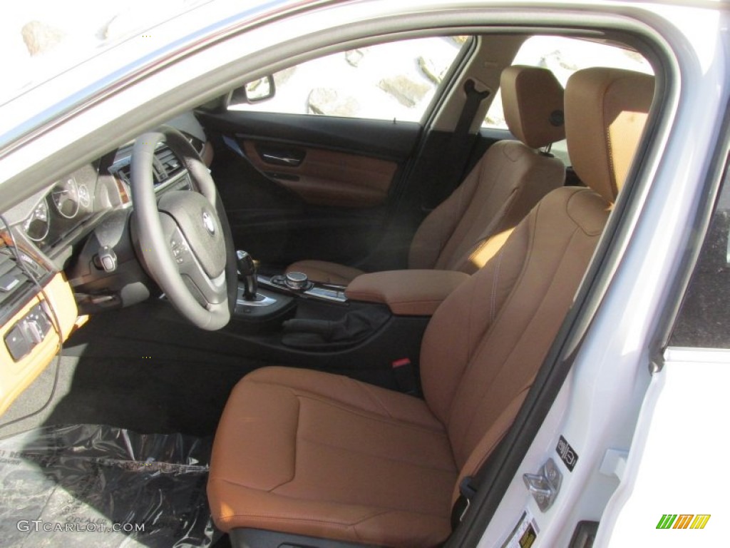 2015 3 Series 328i xDrive Sedan - Alpine White / Saddle Brown photo #13
