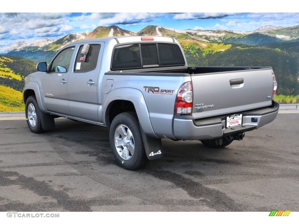 2015 Tacoma V6 Double Cab 4x4 - Silver Sky Metallic / Graphite photo #3