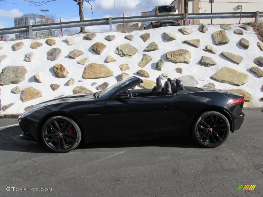Ultimate Black Metallic 2015 Jaguar F-TYPE S Convertible Exterior Photo #99429169