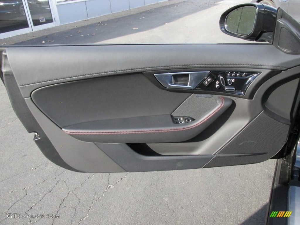 2015 Jaguar F-TYPE S Convertible Jet Door Panel Photo #99429349