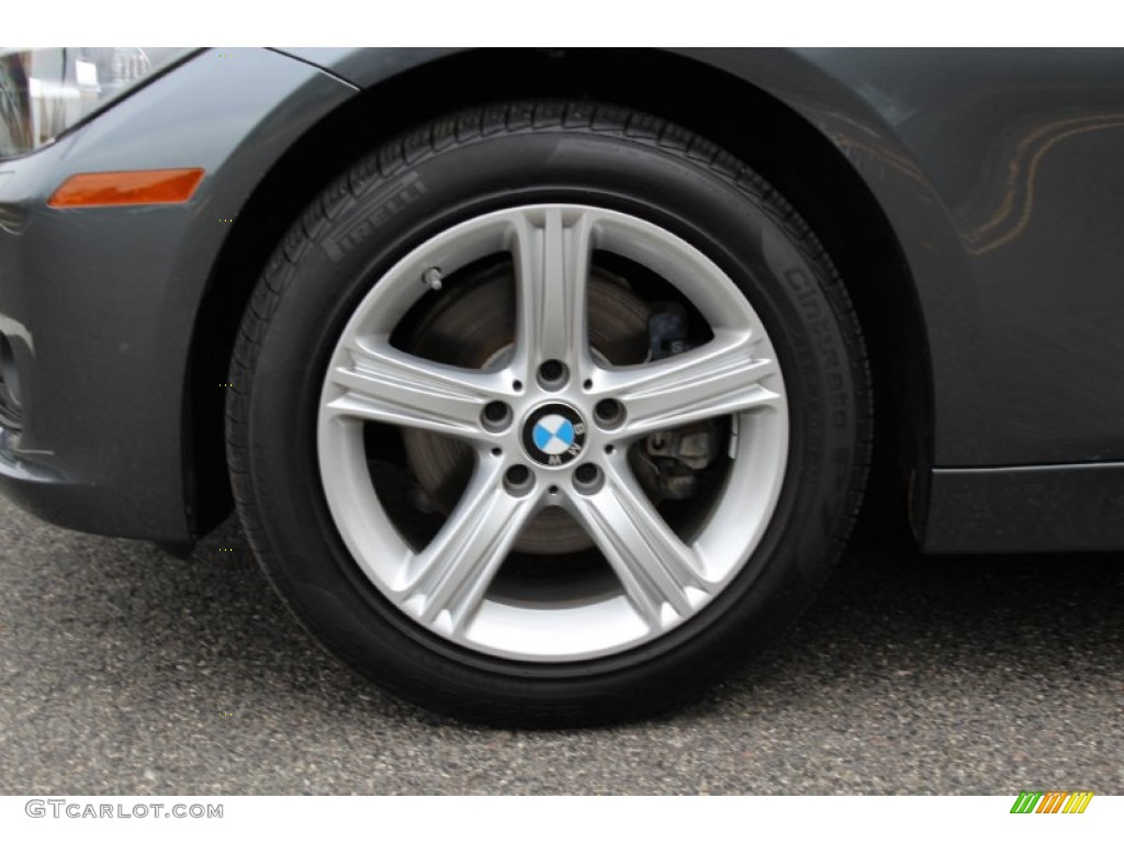 2014 3 Series 328i xDrive Sedan - Mineral Grey Metallic / Black photo #33