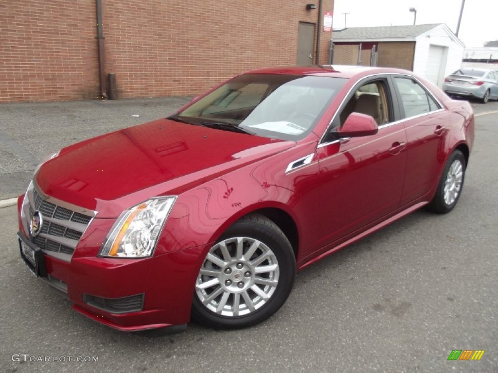 Crystal Red Tintcoat 2011 Cadillac CTS 4 3.0 AWD Sedan Exterior Photo #99435172