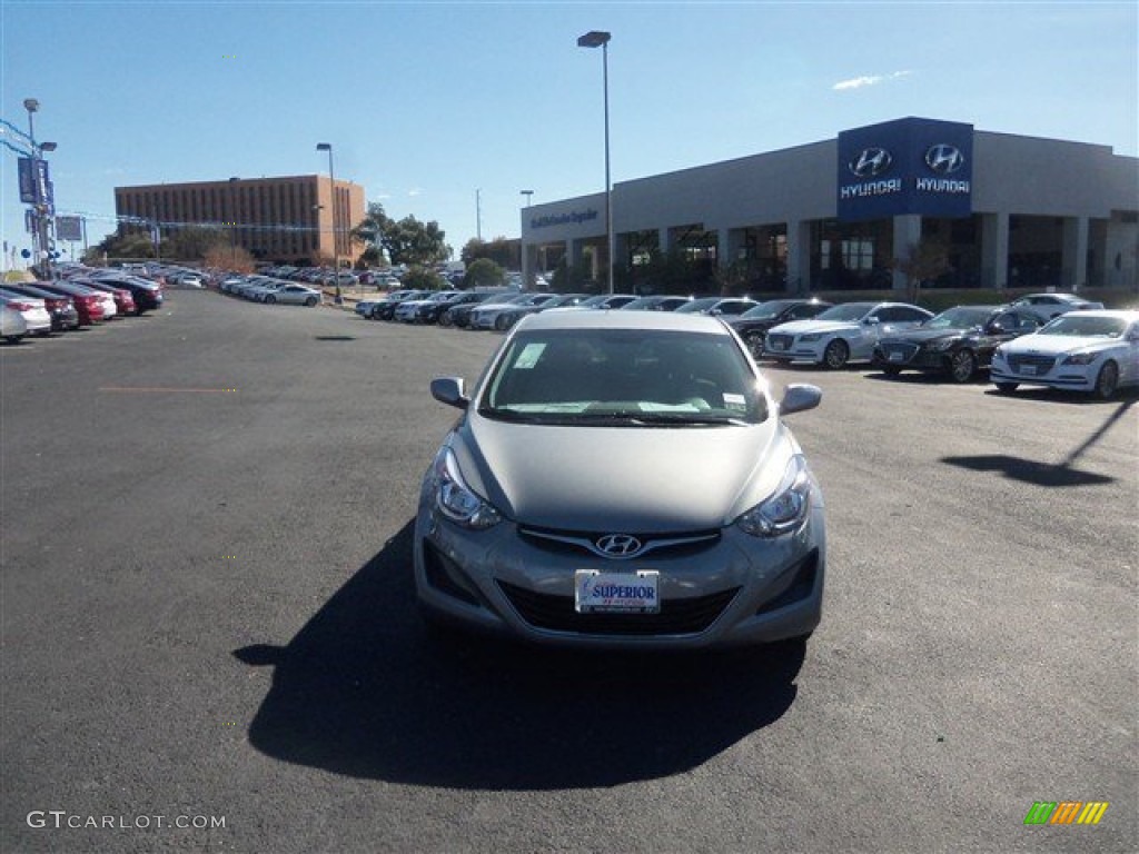 2015 Elantra SE Sedan - Titanium Gray Metallic / Gray photo #2