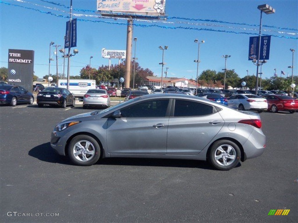 2015 Elantra SE Sedan - Titanium Gray Metallic / Gray photo #3