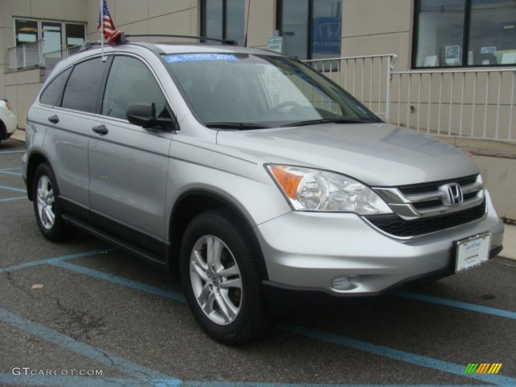 2011 CR-V EX 4WD - Alabaster Silver Metallic / Gray photo #8