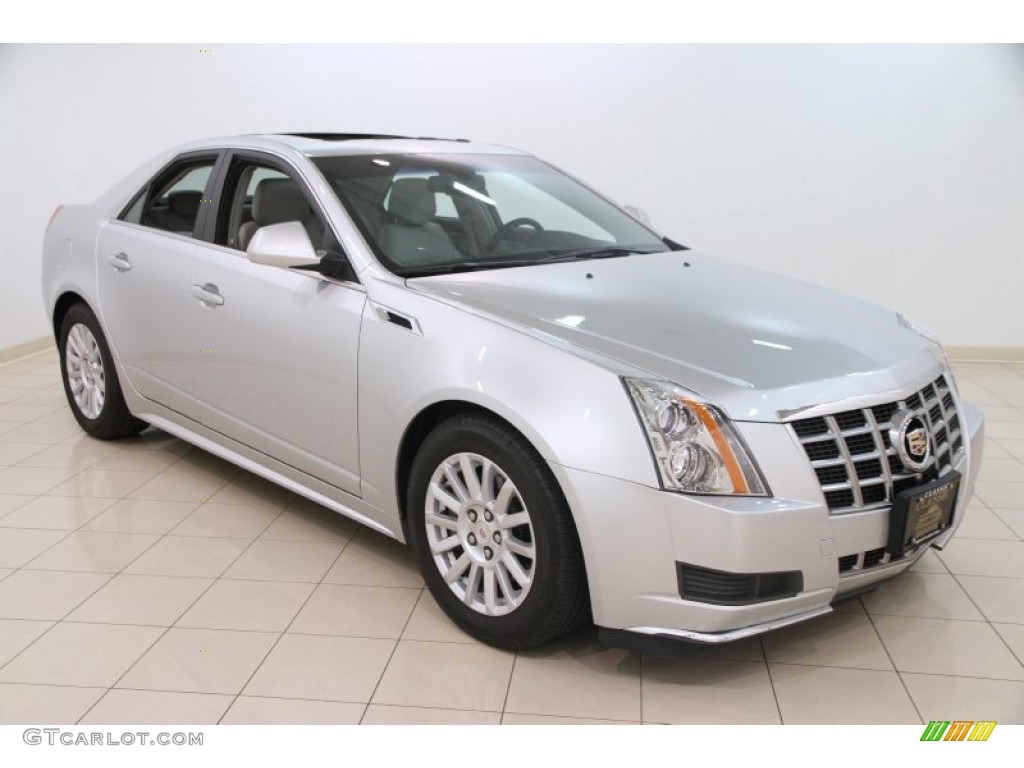 2013 CTS 3.0 Sedan - Radiant Silver Metallic / Light Titanium/Ebony photo #1