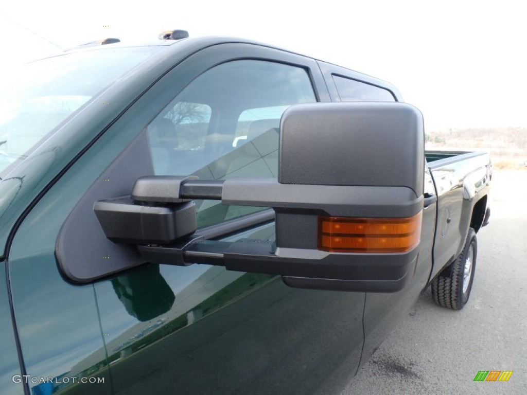 2015 Silverado 2500HD WT Crew Cab 4x4 - Rainforest Green Metallic / Jet Black/Dark Ash photo #10