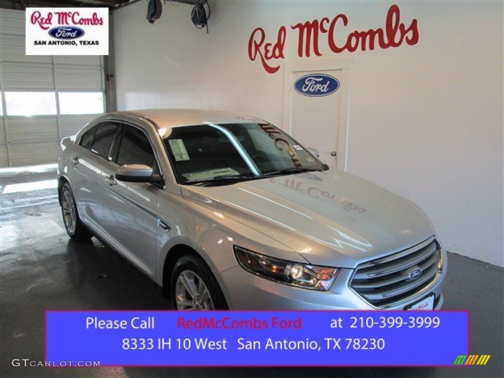 2015 Taurus SEL - Ingot Silver Metallic / Charcoal Black photo #1