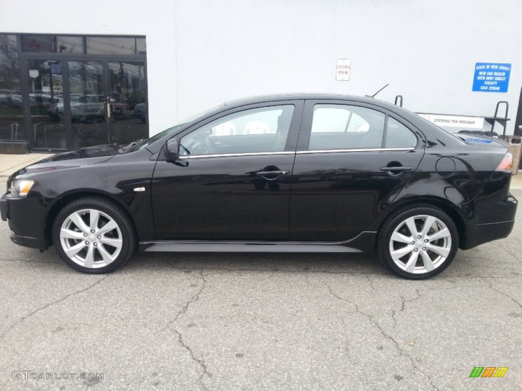 2014 Lancer RALLIART AWC - Tarmac Black / Black photo #5