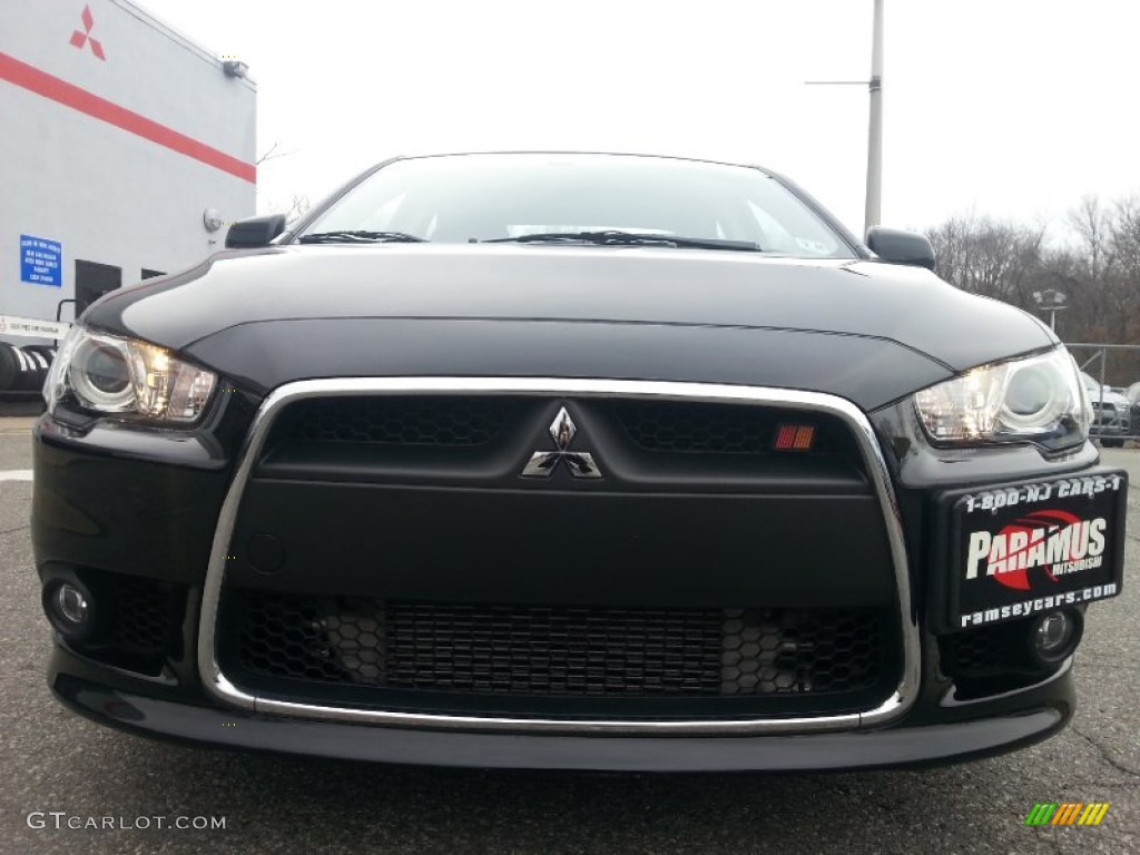 2014 Lancer RALLIART AWC - Tarmac Black / Black photo #9