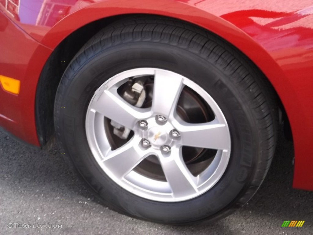 2012 Cruze LT - Crystal Red Metallic / Jet Black/Sport Red photo #5