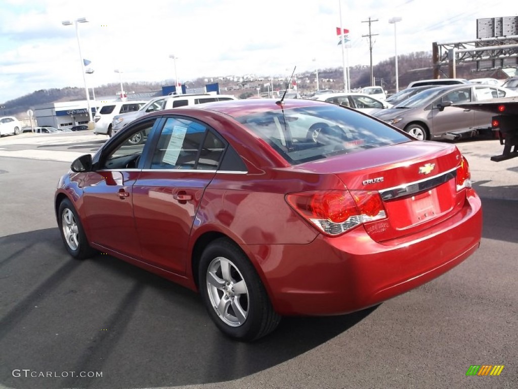 2012 Cruze LT - Crystal Red Metallic / Jet Black/Sport Red photo #6